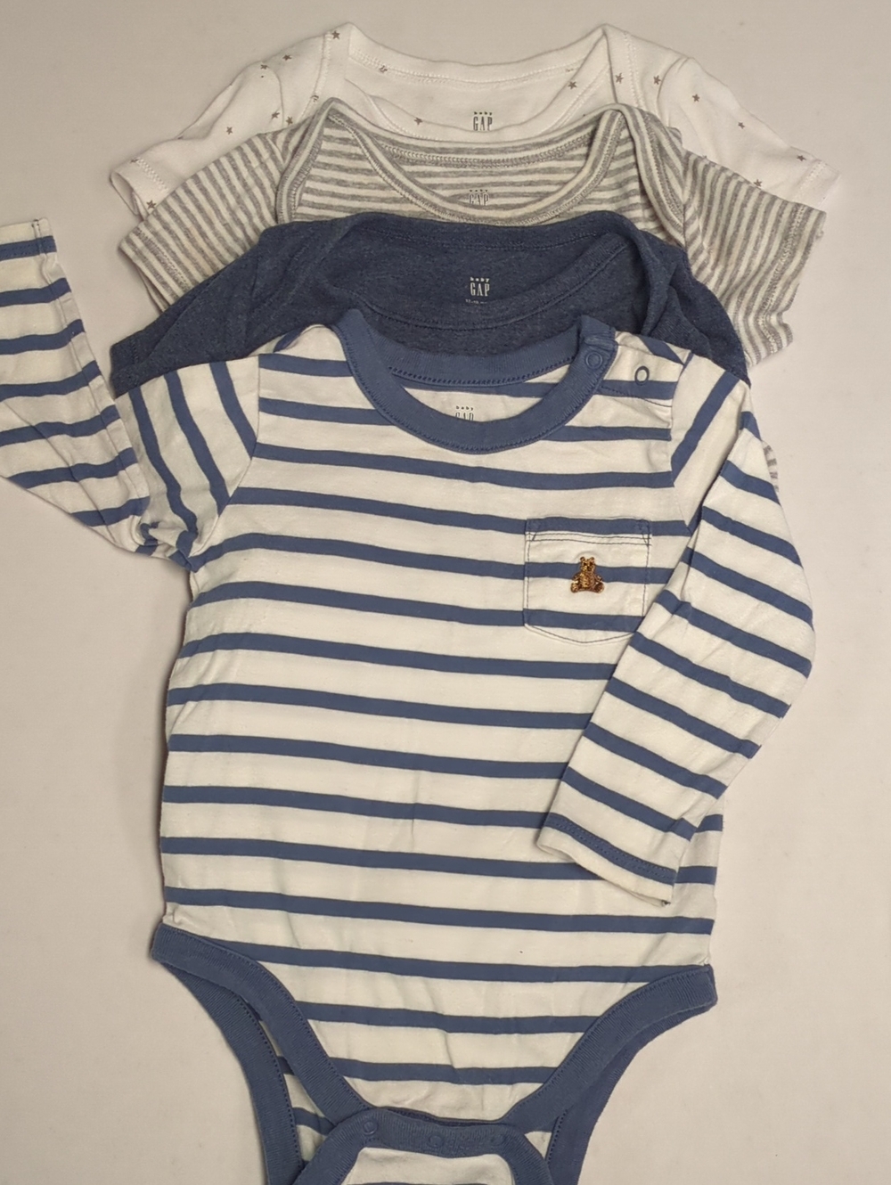 GAP Striped Baby Bodysuit Set